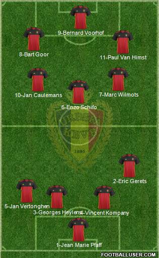 Belgium Formation 2016