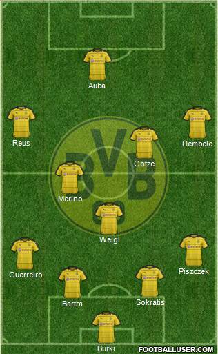 Borussia Dortmund Formation 2016