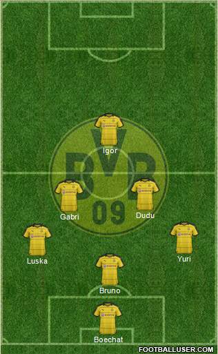 Borussia Dortmund Formation 2016