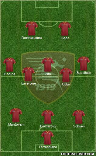 Salernitana Formation 2016