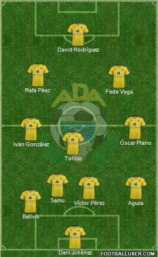 A.D. Alcorcón Formation 2016