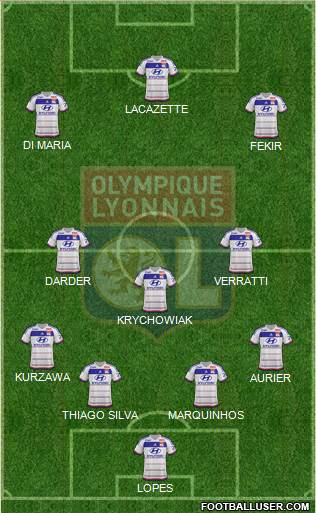 Olympique Lyonnais Formation 2016
