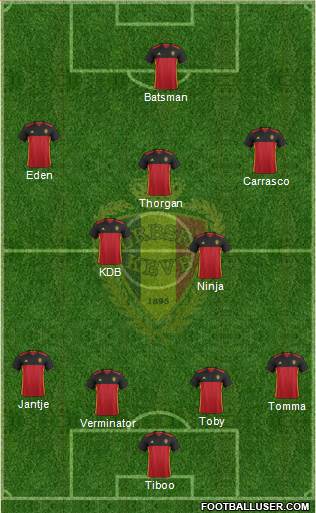 Belgium Formation 2016
