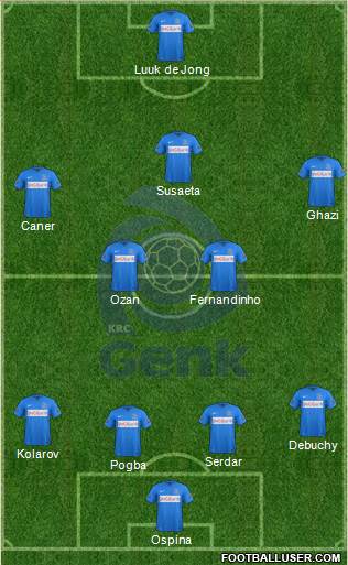 K Racing Club Genk Formation 2016