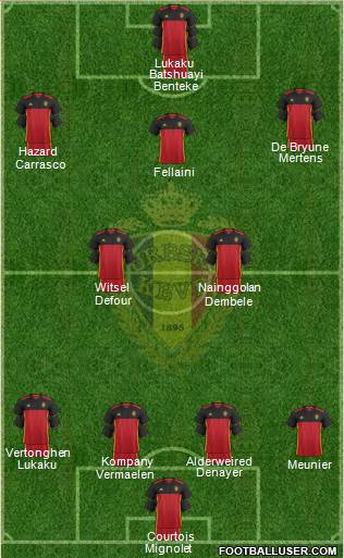 Belgium Formation 2016