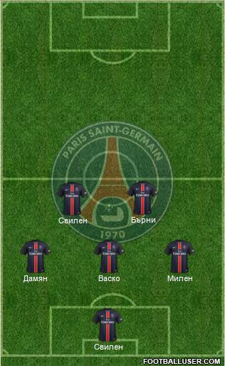 Paris Saint-Germain Formation 2016