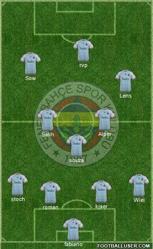 Fenerbahçe SK Formation 2016