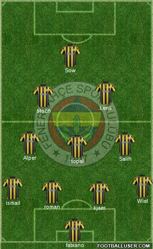 Fenerbahçe SK Formation 2016