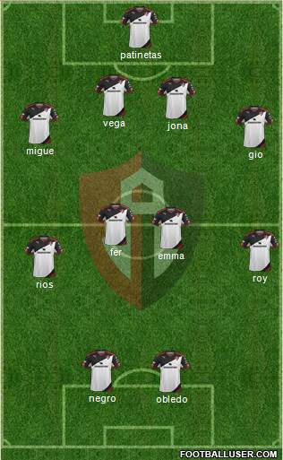 Club Deportivo Atlas Formation 2016