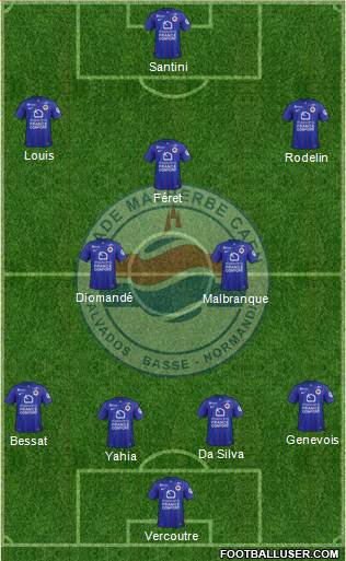 Stade Malherbe Caen Basse-Normandie Formation 2016