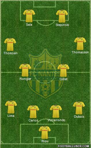 FC Nantes Formation 2016