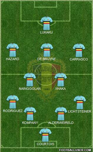 Belgium Formation 2016