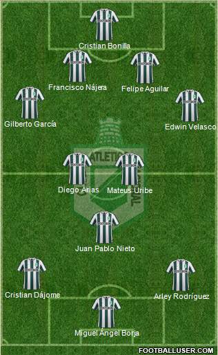 CDC Atlético Nacional Formation 2016
