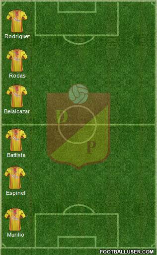 CS Deportivo Pereira Formation 2016