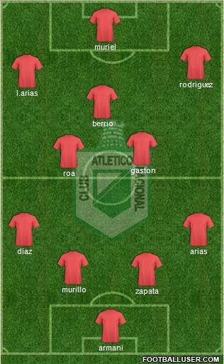 CDC Atlético Nacional Formation 2016