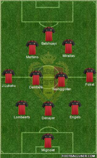 Belgium Formation 2016