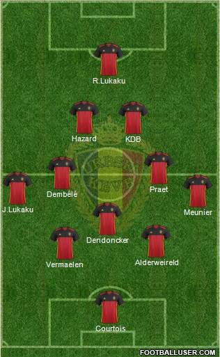 Belgium Formation 2016
