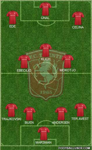 FC Twente Formation 2016