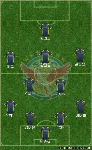 Seongnam Ilhwa Chunma Formation 2016