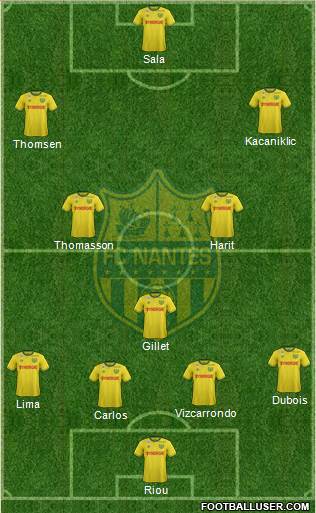 FC Nantes Formation 2016