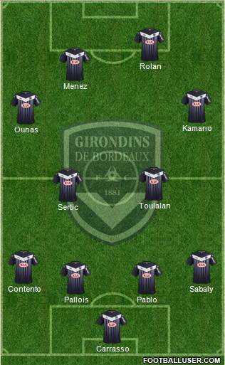 FC Girondins de Bordeaux Formation 2016