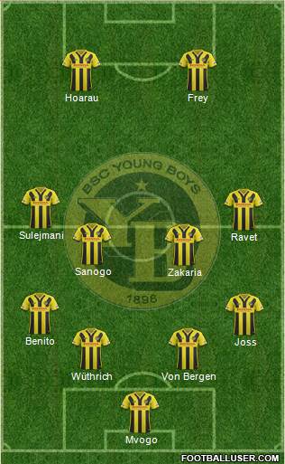 BSC Young Boys Formation 2016