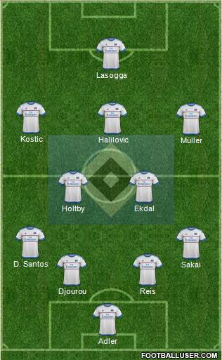 Hamburger SV Formation 2016