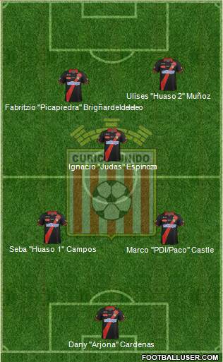 CD Provincial Curicó Unido Formation 2016
