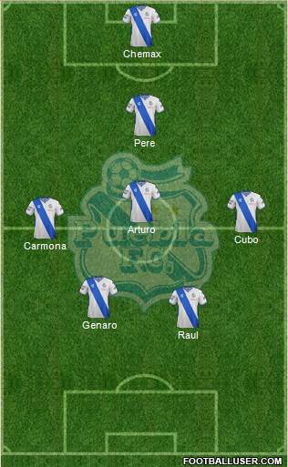 Club Puebla de la Franja Formation 2016