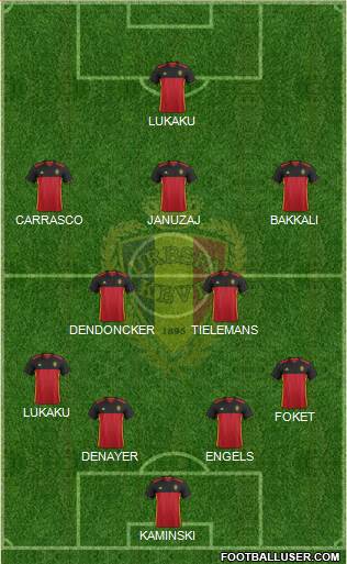 Belgium Formation 2016