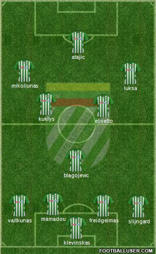 VFK Zalgiris Vilnius Formation 2016