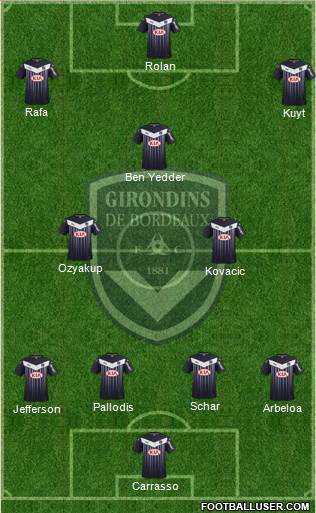 FC Girondins de Bordeaux Formation 2016
