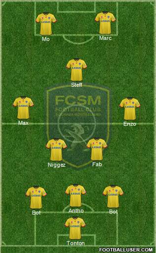 FC Sochaux-Montbéliard Formation 2016