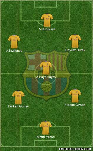 F.C. Barcelona Formation 2016