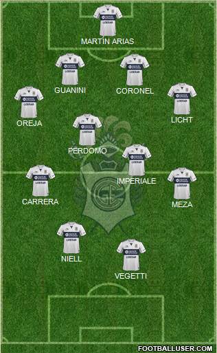 Gimnasia y Esgrima de La Plata Formation 2016