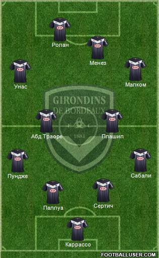 FC Girondins de Bordeaux Formation 2016