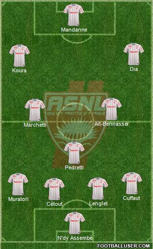 A.S. Nancy Lorraine Formation 2016