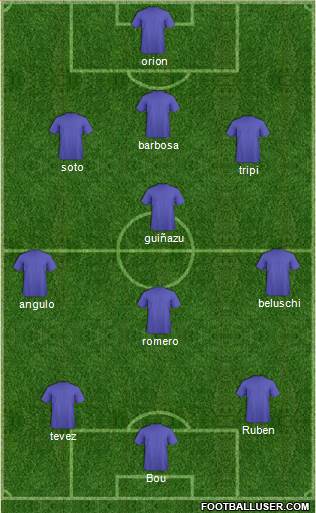 Pro Evolution Soccer Team Formation 2016