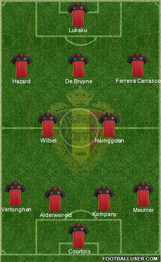 Belgium Formation 2016
