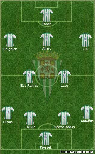 Córdoba C.F., S.A.D. Formation 2016