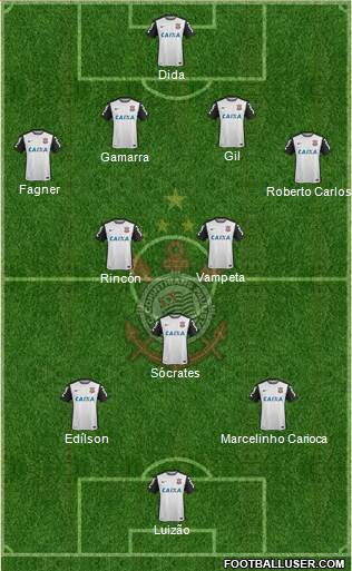 SC Corinthians Paulista Formation 2016