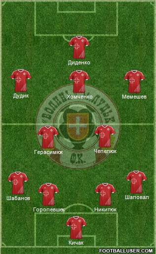 SC Volyn Lutsk Formation 2016