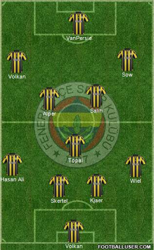Fenerbahçe SK Formation 2016