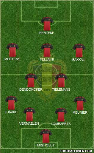 Belgium Formation 2016