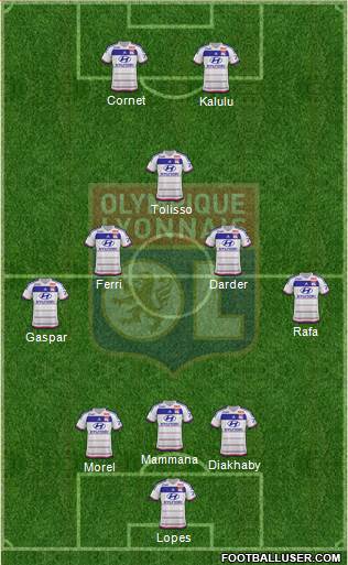 Olympique Lyonnais Formation 2016