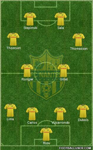 FC Nantes Formation 2016