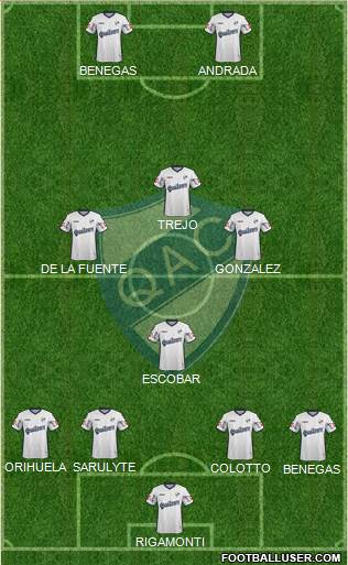 Quilmes football formation