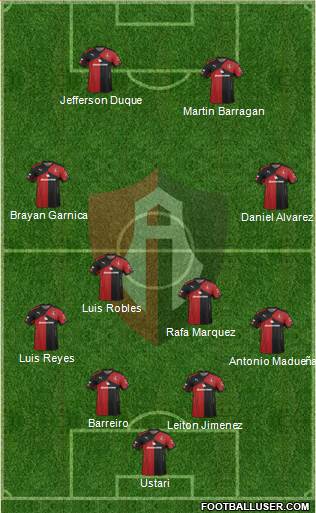 Club Deportivo Atlas Formation 2016