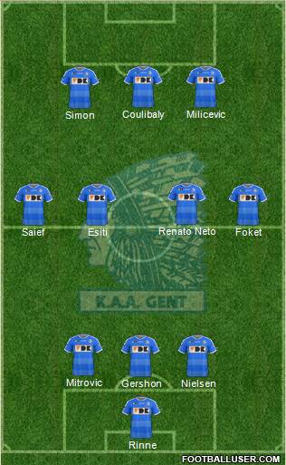 KAA Gent Formation 2016