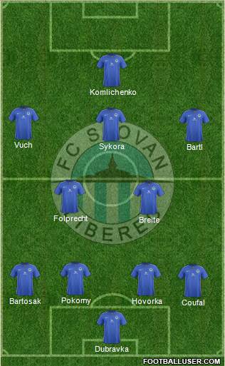 Slovan Liberec Formation 2016